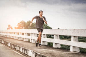 teenager running